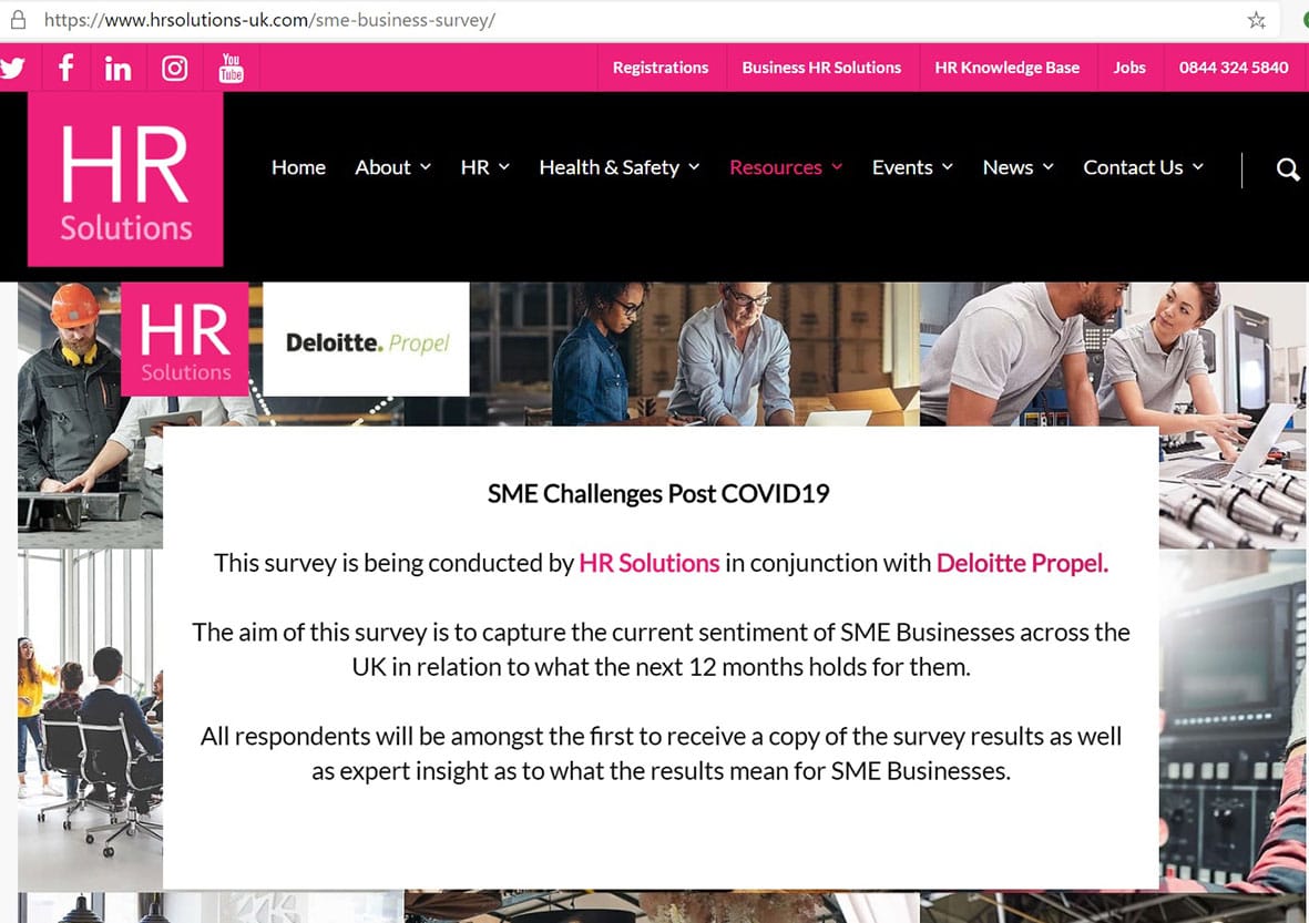 SME Challenges Post Covid-19 survey