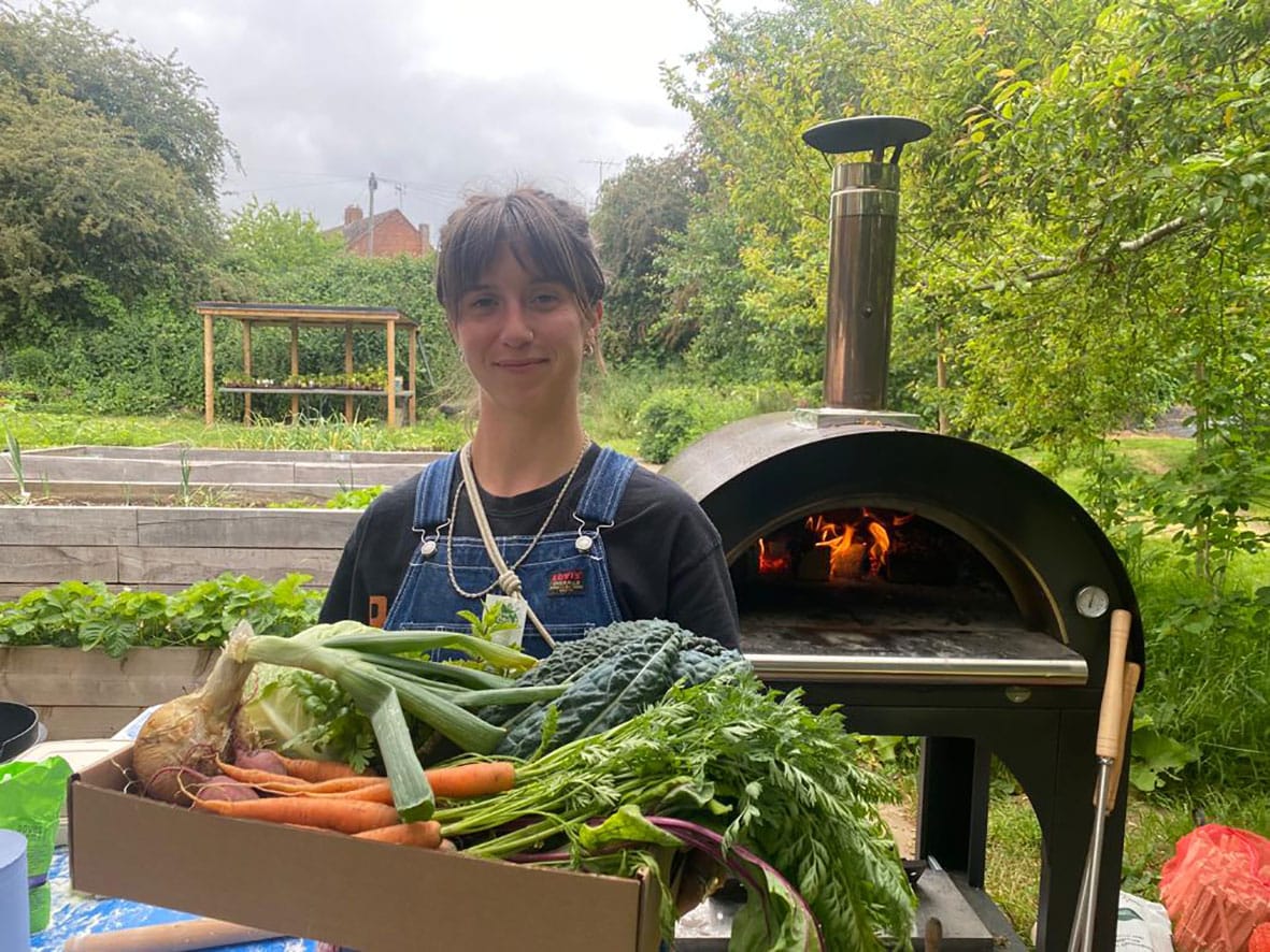 Freyja Davis, Project Co-ordinator of Grow, Cook, Eat
