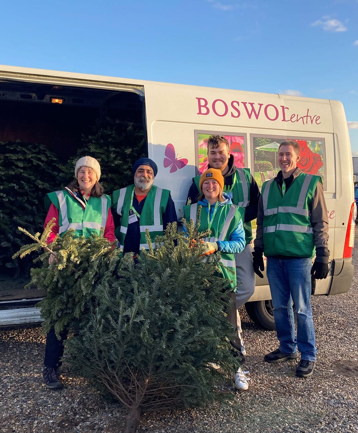 Recycle your Christmas tree with Cransley Hospice Trust