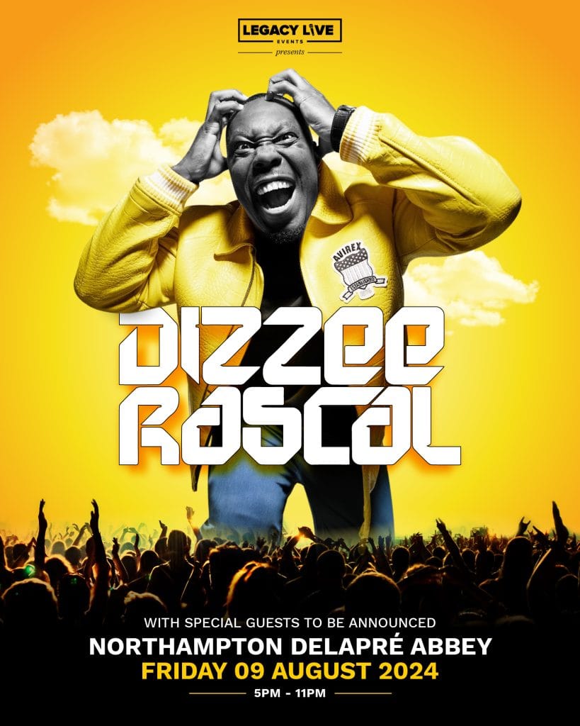 Dizzee Rascal Lettering Dizzee Rascal announces Northampton show at Delapré Abbey this summer ...