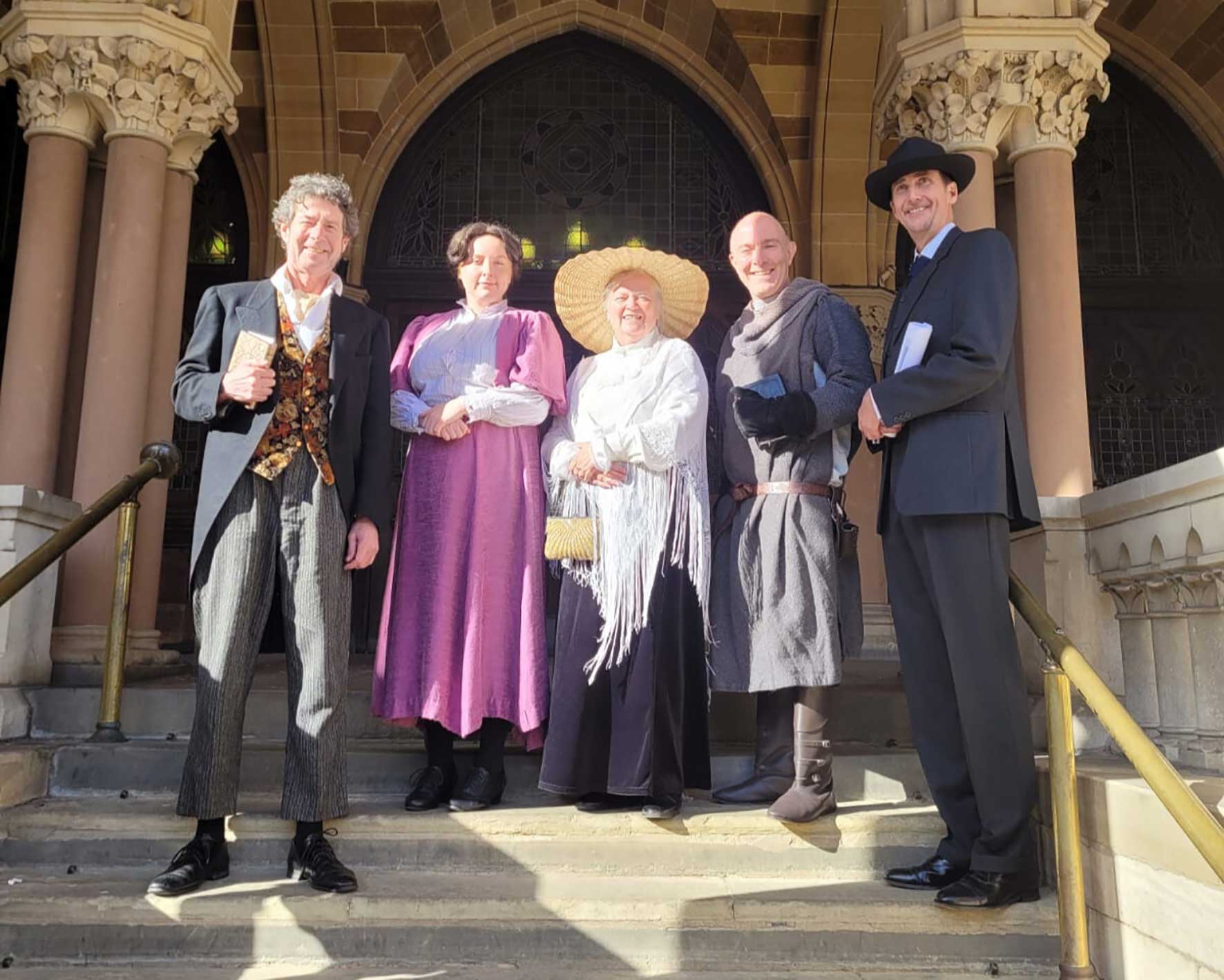 Mystery Tours actors at Heritage Open Days