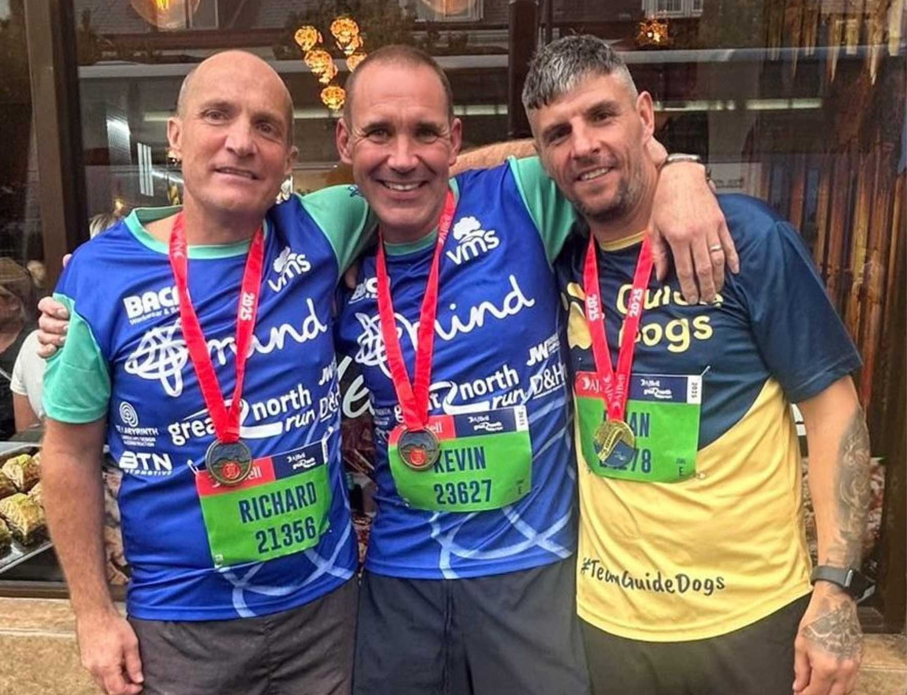 Kev Garfield, Richard Crook and Brian Jukes