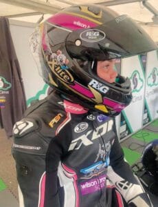 Annabel Thomas on race day